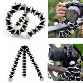 10 inch LARGE portable flexible Stand tripod Z03 for Digital Cameras, Mobiles & DSLR With Phone Holder